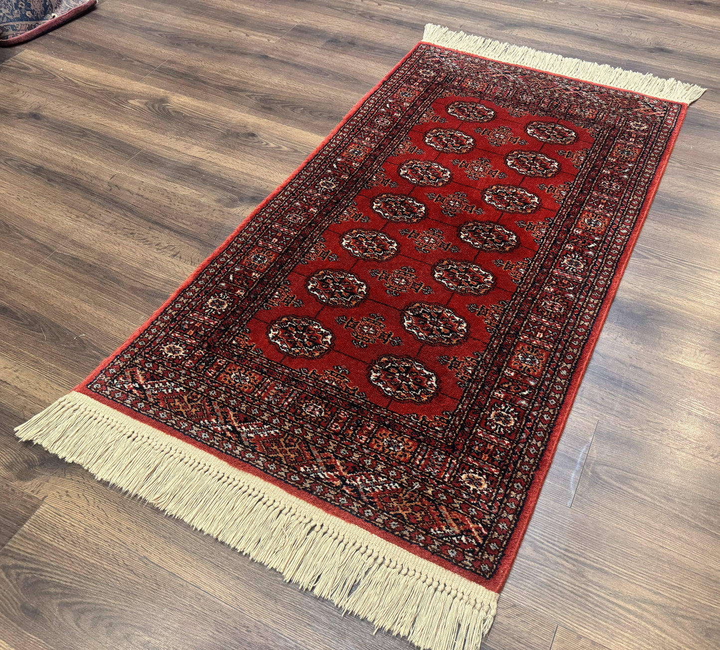 Karastan Rug 3x5, Antique Bokhara #734, Rare, Wool Pile Discontinued Karastan, Original 700 Series