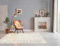 5' x8' Hand Tufted Hand Made 100% Wool Designer Modern & Contemporary  Oriental Area Rug Gray,Cream Color