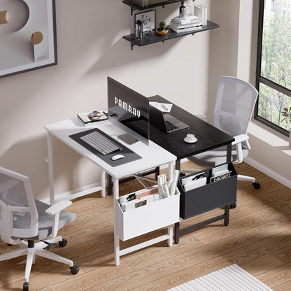 32 Inch Computer Desk With Storage Bag And Headphone Hook