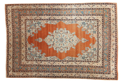 4x6 Fine Antique Haji Jalili Tabriz Rug