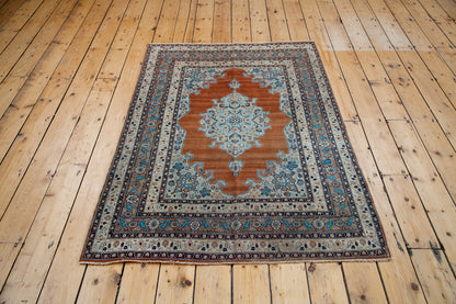4x6 Fine Antique Haji Jalili Tabriz Rug