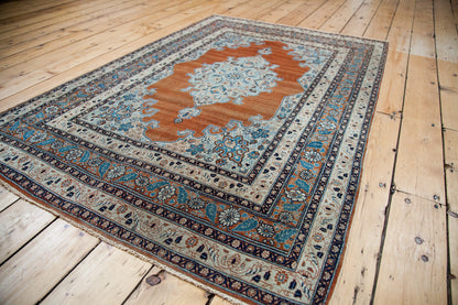 4x6 Fine Antique Haji Jalili Tabriz Rug