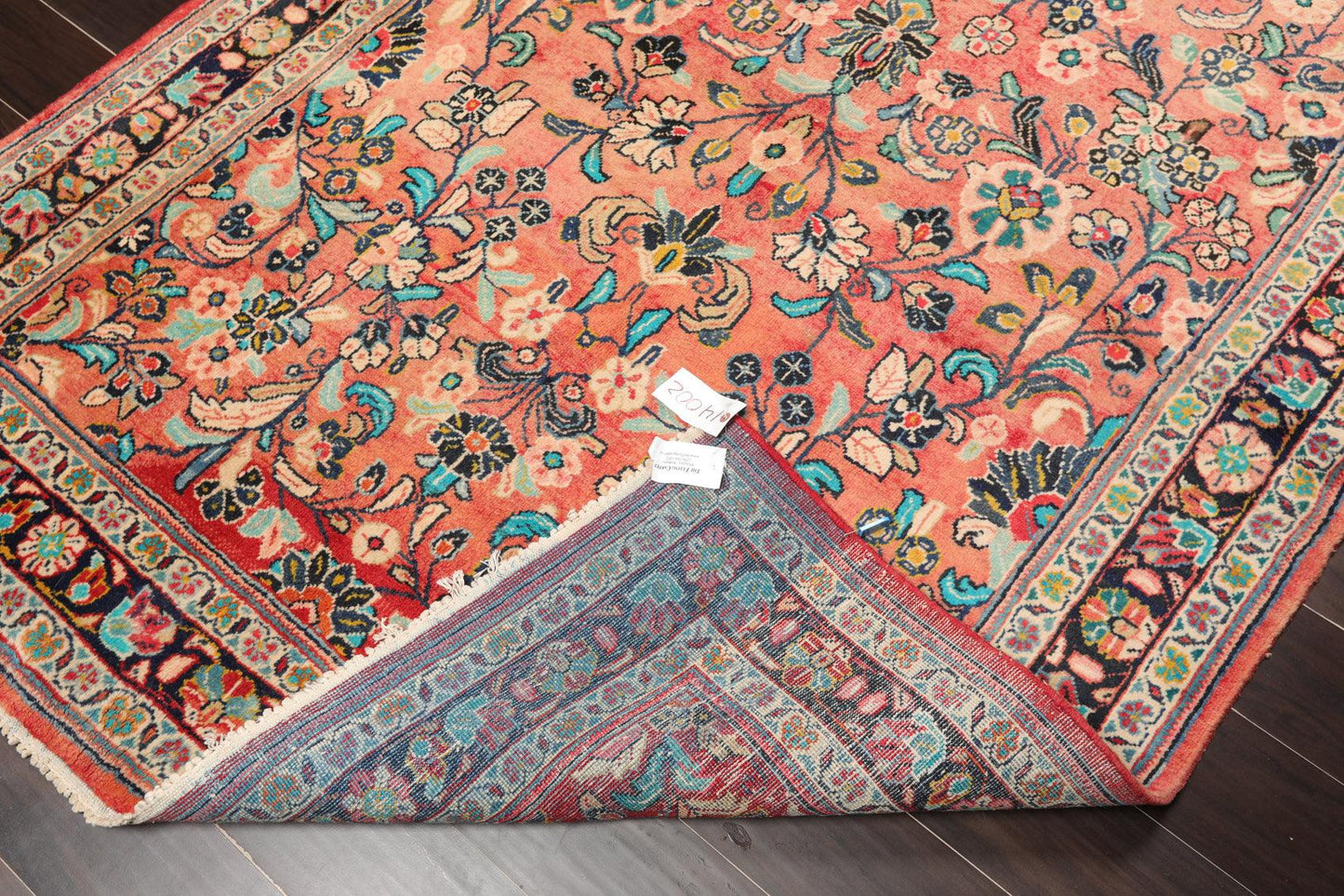 5'2" x 11' Runner Hand Knotted 100% Wool Traditional Oriental Area Rug Rust