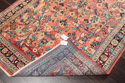 5'2" x 11' Runner Hand Knotted 100% Wool Traditional Oriental Area Rug Rust