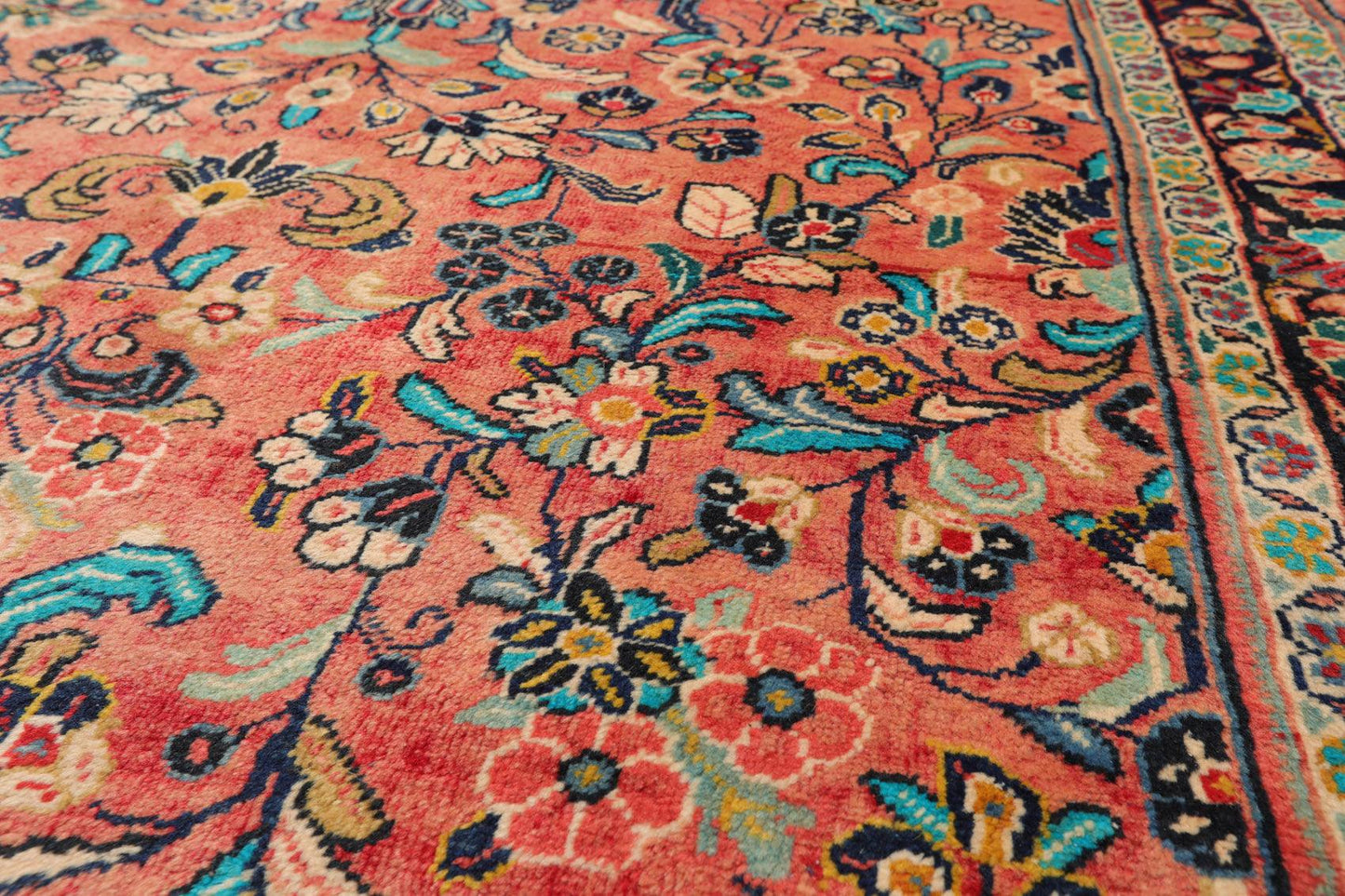 5'2" x 11' Runner Hand Knotted 100% Wool Traditional Oriental Area Rug Rust