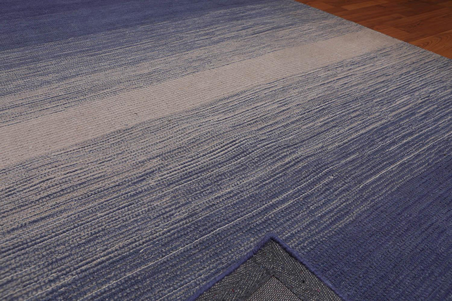 5'3" x 7’7" Handmade 100% Wool shaded Flatweave Area rug Modern Beige
