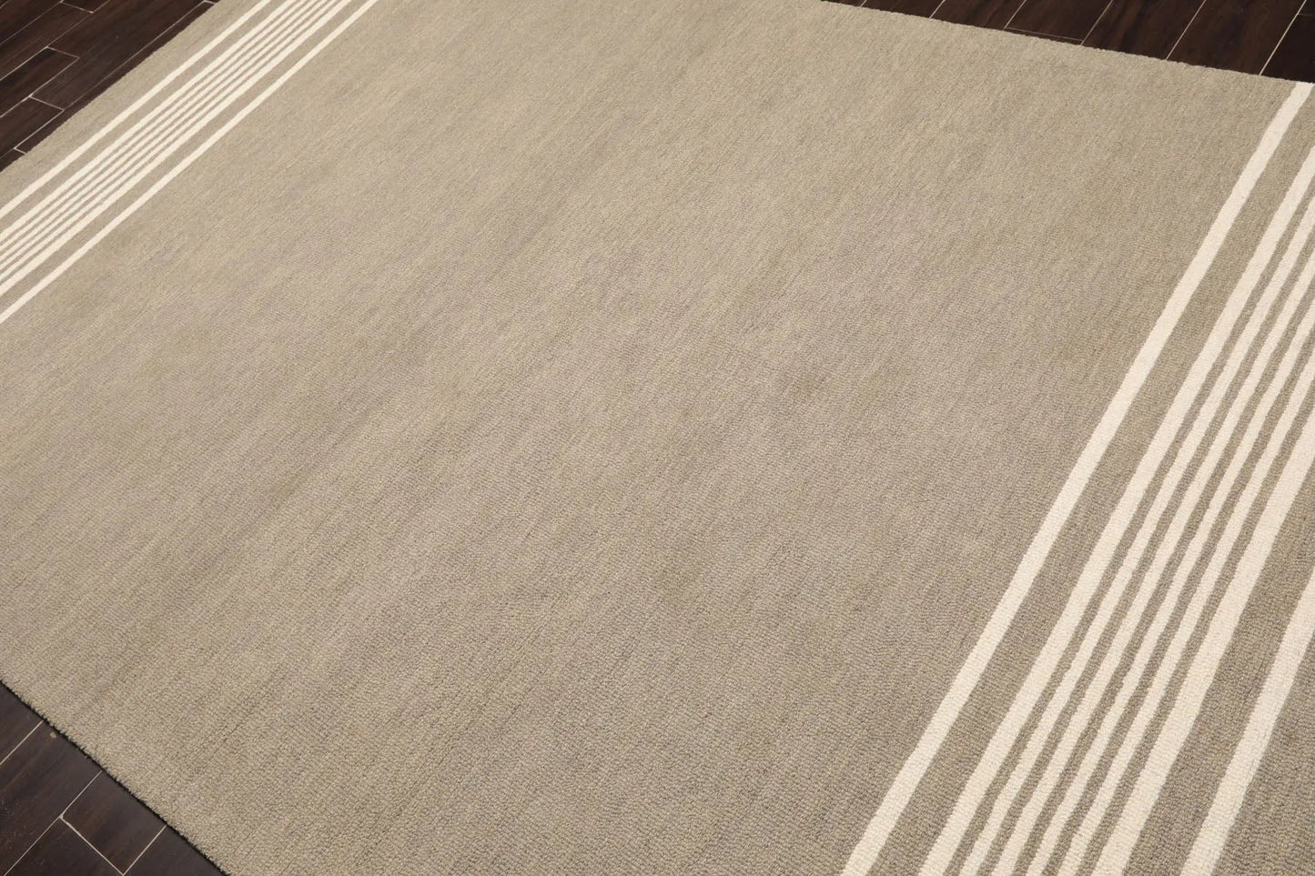 LoomBloom Multi Size Moss Hand Tufted Modern Minimalist Wool Oriental Area Rug