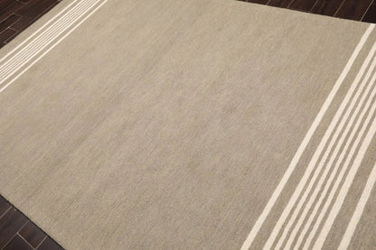 LoomBloom Multi Size Moss Hand Tufted Modern Minimalist Wool Oriental Area Rug