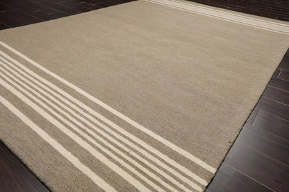 LoomBloom Multi Size Moss Hand Tufted Modern Minimalist Wool Oriental Area Rug
