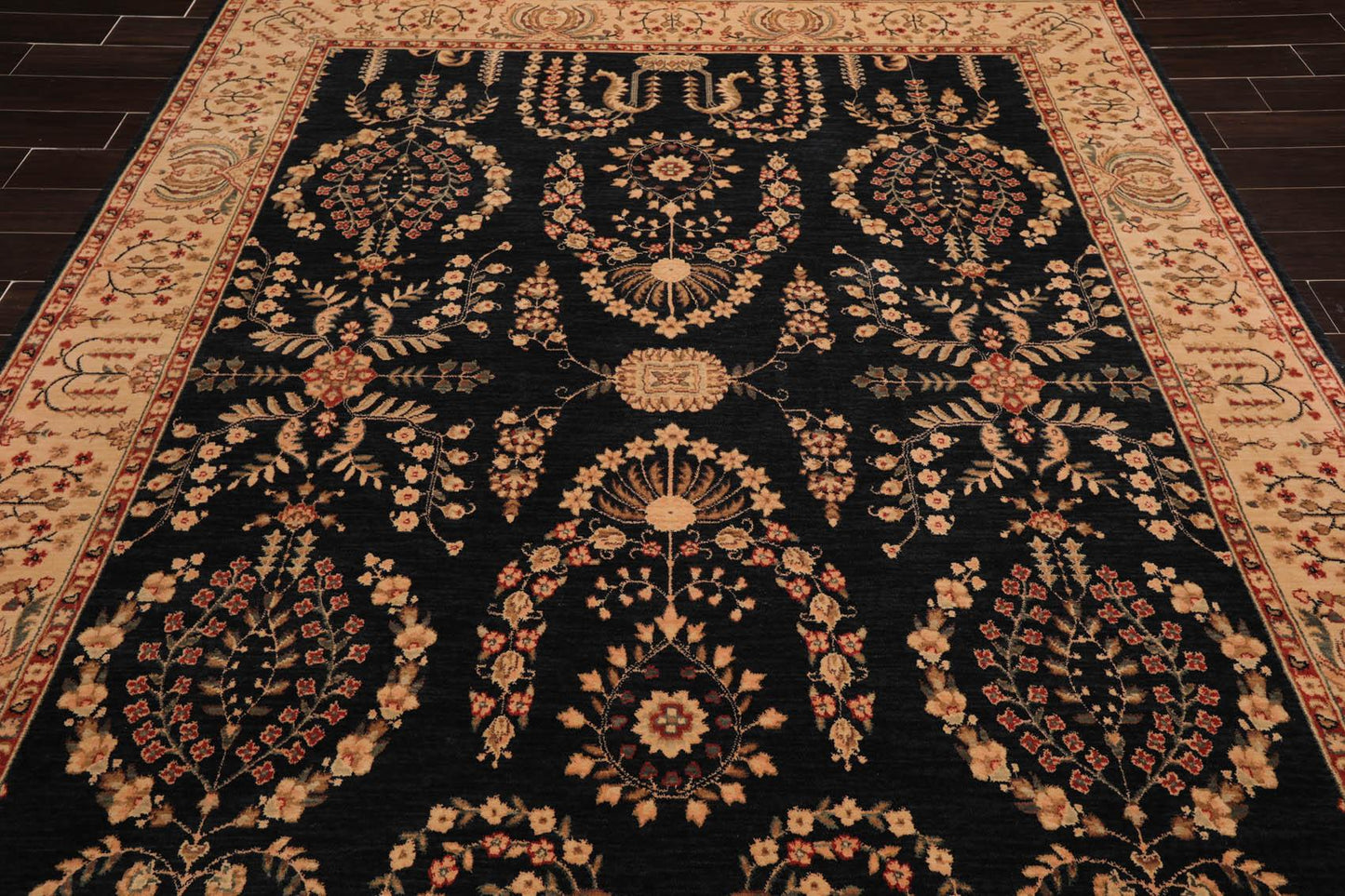 7'6"x9'6"  Parthia Ahar 100% New Zealand Wool Traditional Area Rug