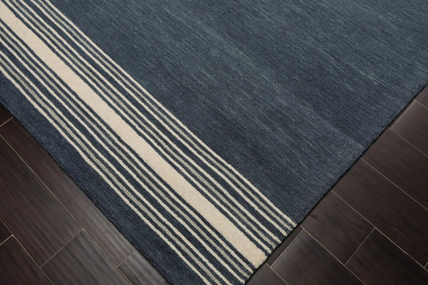 LoomBloom Multi Size Gray Hand Tufted Modern Geometric Wool Oriental Area Rug