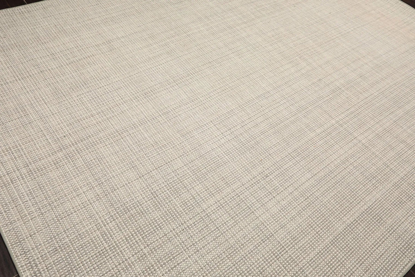 LoomBloom Multi Size Beige Hand Woven Contemporary Textured Flatweave New Zealand Wool  Oriental Area Rug