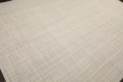 LoomBloom Multi Size Beige Hand Woven Contemporary Textured Flatweave New Zealand Wool  Oriental Area Rug