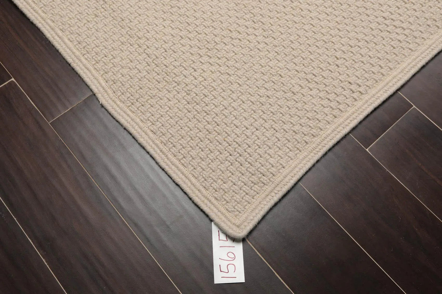 8'x10' Basket weave Oyster Hand Braided Flatweave Wool Area Rug Oatmeal