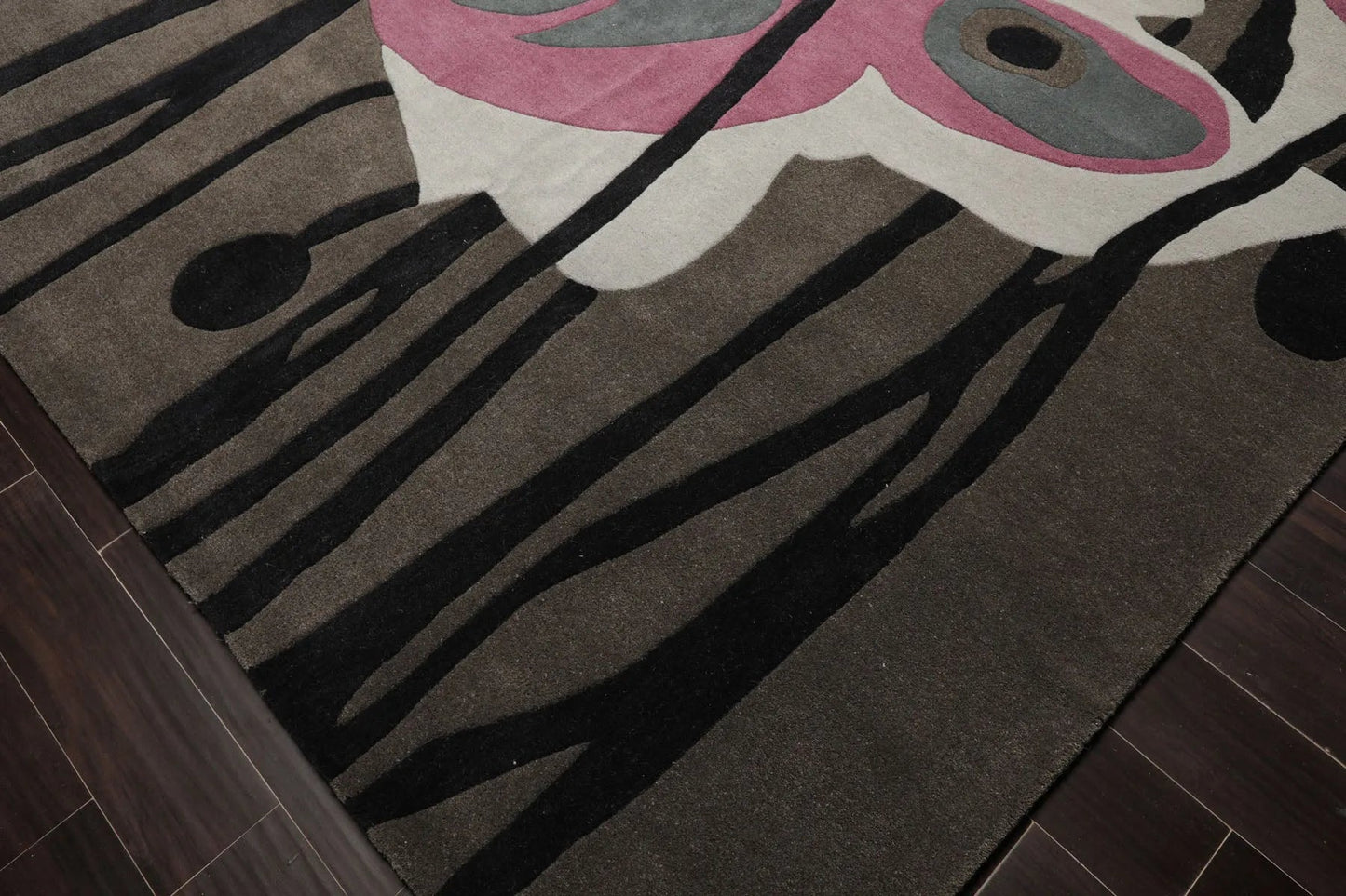 LoomBloom Multi Size Greenish Gray Hand Tufted Modern Wool Oriental Area Rug