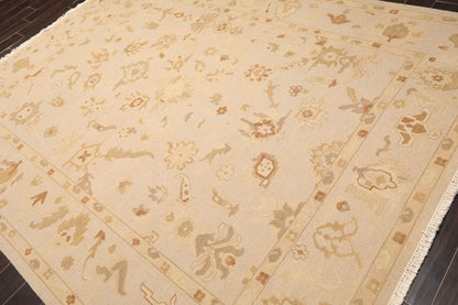 7'9" x 9'9" Hand Knotted 100% Wool Traditional Oriental Area Rug Moss