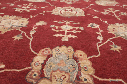 8'2"x11'8" Auth. Samarkand Coronado New Zealand Wool Area Rug Ruby Red