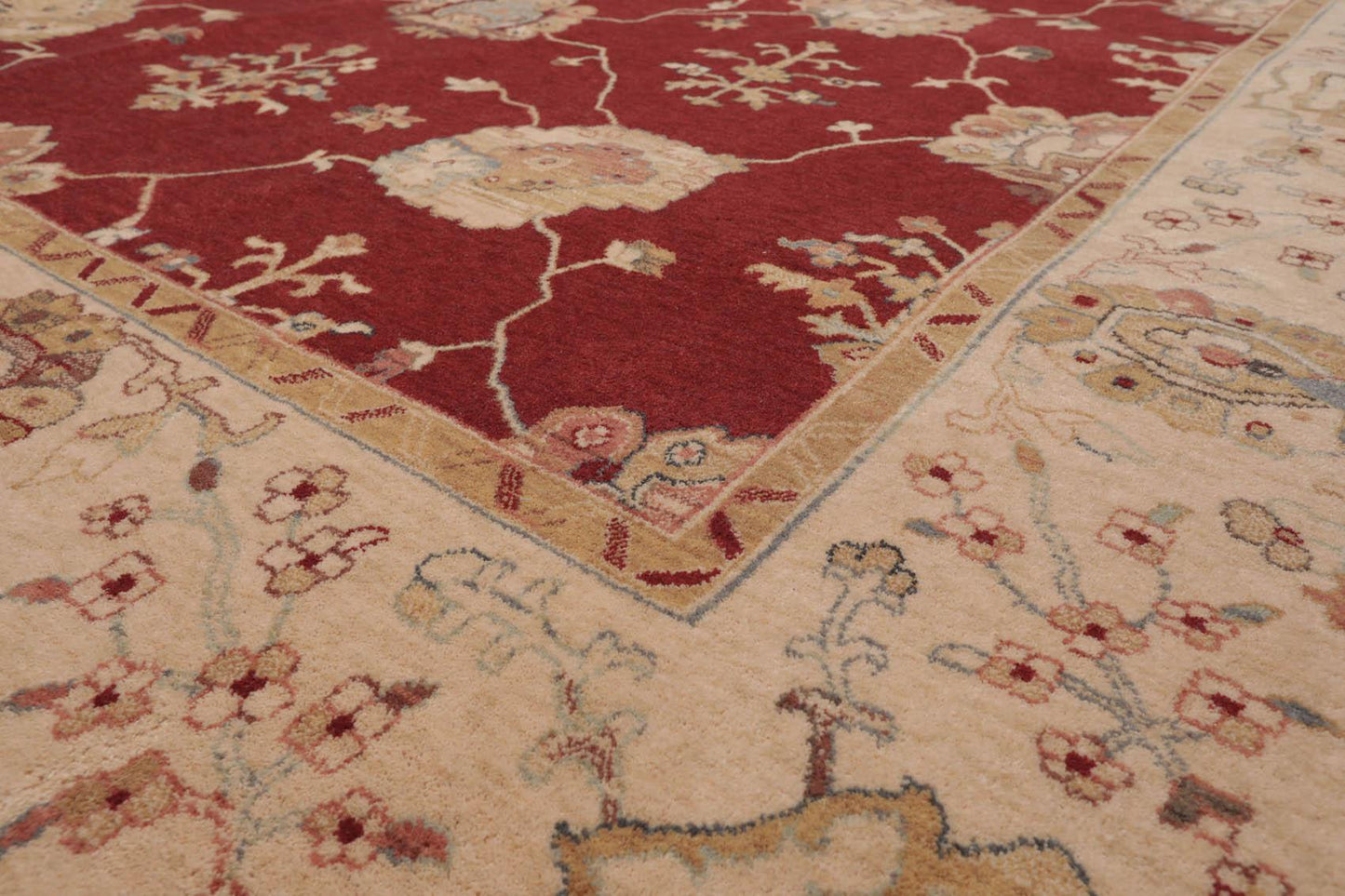 8'2"x11'8" Auth. Samarkand Coronado New Zealand Wool Area Rug Ruby Red