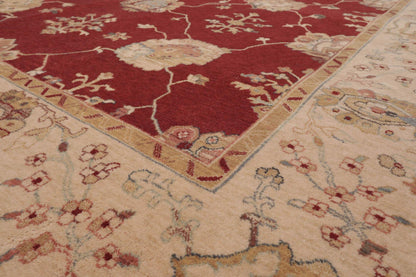 8'2"x11'8" Auth. Samarkand Coronado New Zealand Wool Area Rug Ruby Red