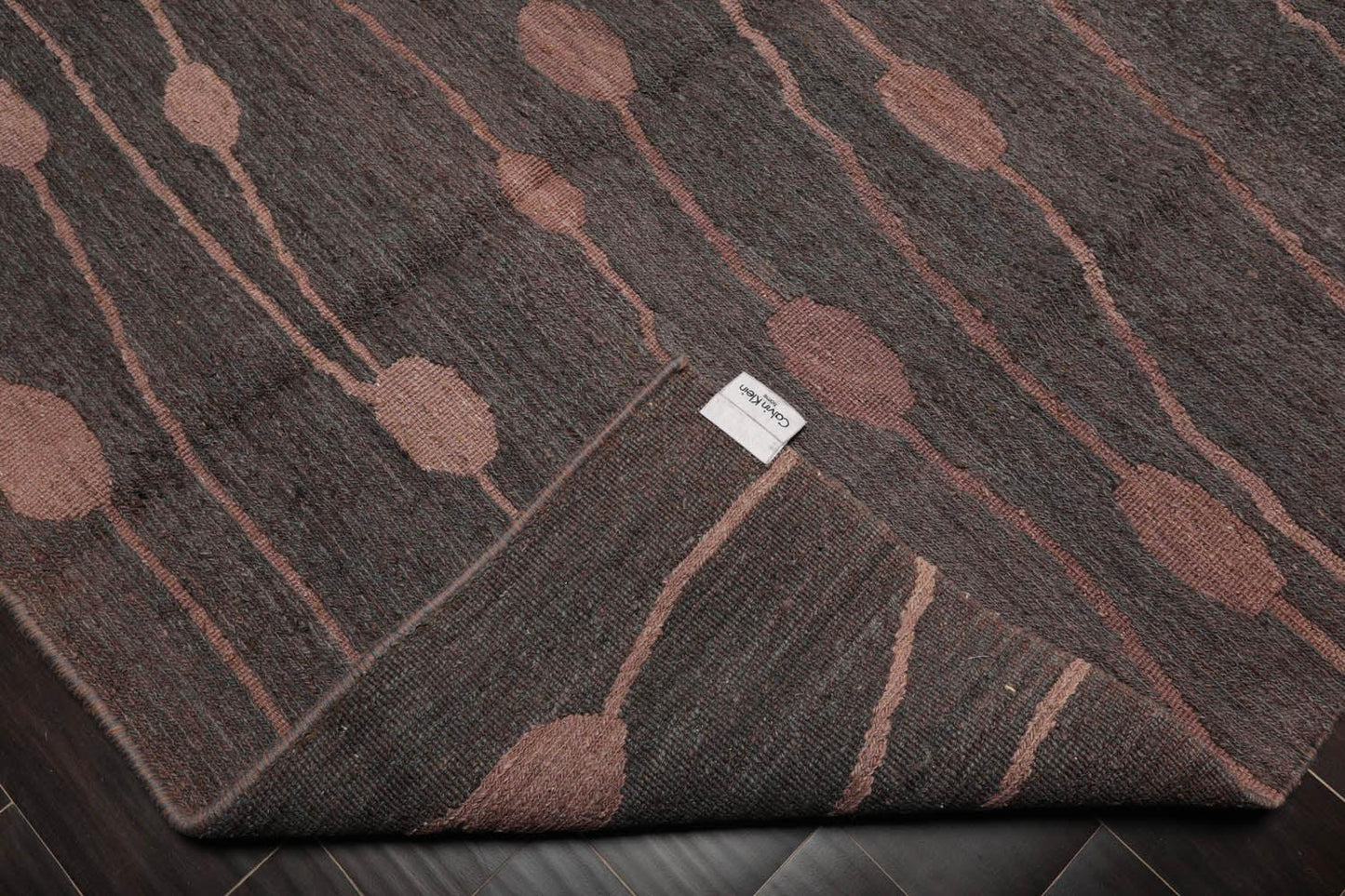 5'6" x 7'5" Reversible Hand Knotted 100% Wool Area Rug Copper