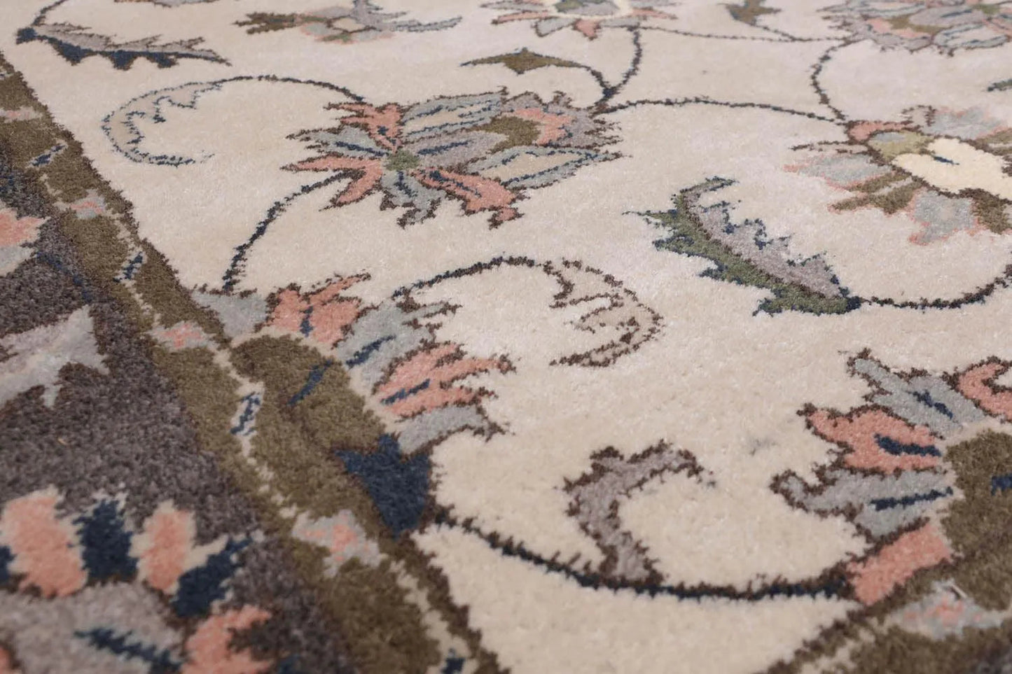 5' x 8' Handmade 100% Wool Traditional Oriental Area Rug Traditional Beige