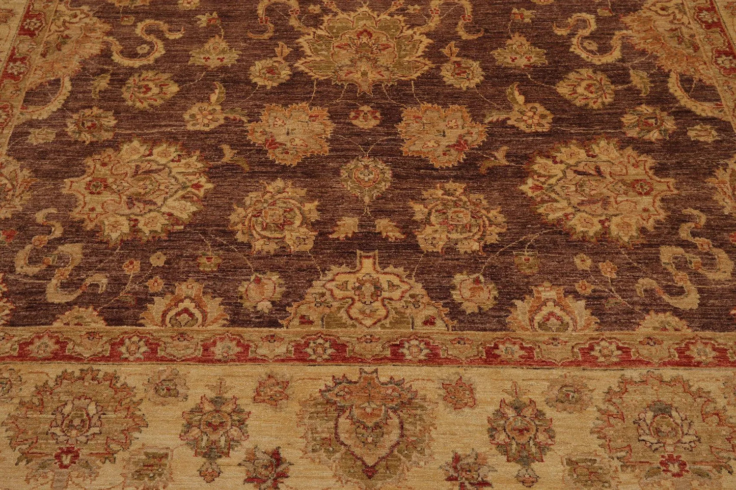 9' 1''x11' 3''Hand Knotted Wool Oriental Area Persian Rug