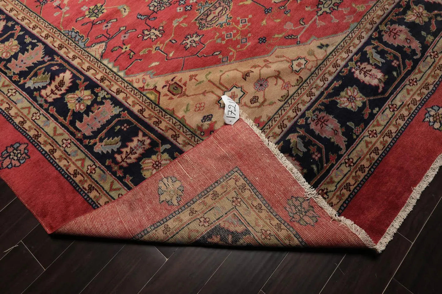 10' x 15' Antique Turkish Hand Knotted Wool Traditional Oriental Area Rug Navy