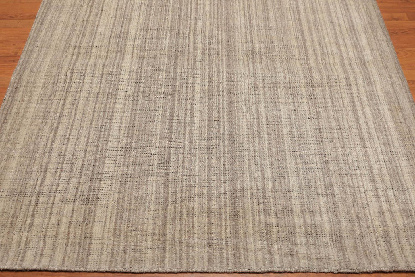 5'4" x 7'6" Handmade Wool Traditional Oriental Area Rug Contemporary Beige