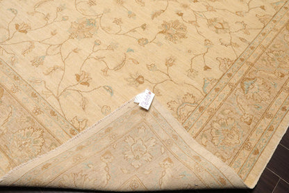 8'3" x 9'8" Hand Knotted 100% Wool Peshawar Traditional Oriental Area Rug Beige