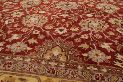 8' x 10'3'' Hand Knotted 100% Wool Peshawar Traditional Area Rug Rusty Red