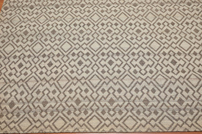 5'1" x 6'4" Hand Woven Flatweave Area Rug Contemporary Beige