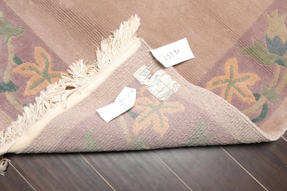 4' x 6' Hand Knotted Wool Tibetan Oriental Area Rug Traditional Taupe