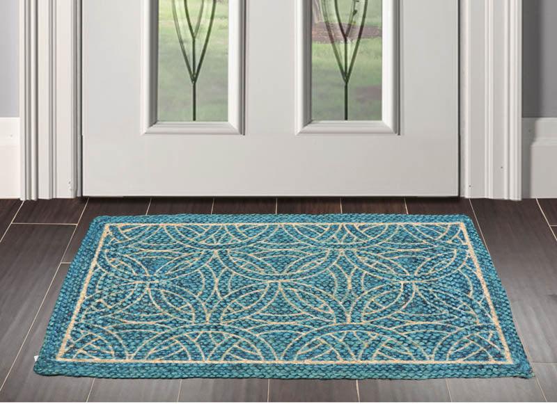 2'  00"x3'  00" Braided Mat  Oriental Area Persian Rug