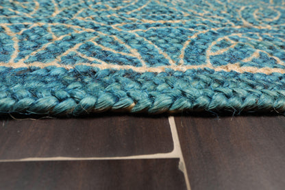 2'  00"x3'  00" Braided Mat  Oriental Area Persian Rug