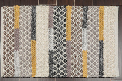 2'  00"x3'  00" Braided Mat  Oriental Area Persian Rug