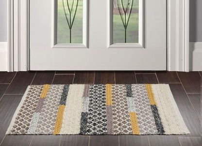 2'  00"x3'  00" Braided Mat  Oriental Area Persian Rug