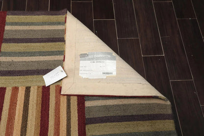 5' x 8' Liz Clairbourne Handmade 100% Wool Oriental Area Rug 5x8 Gray