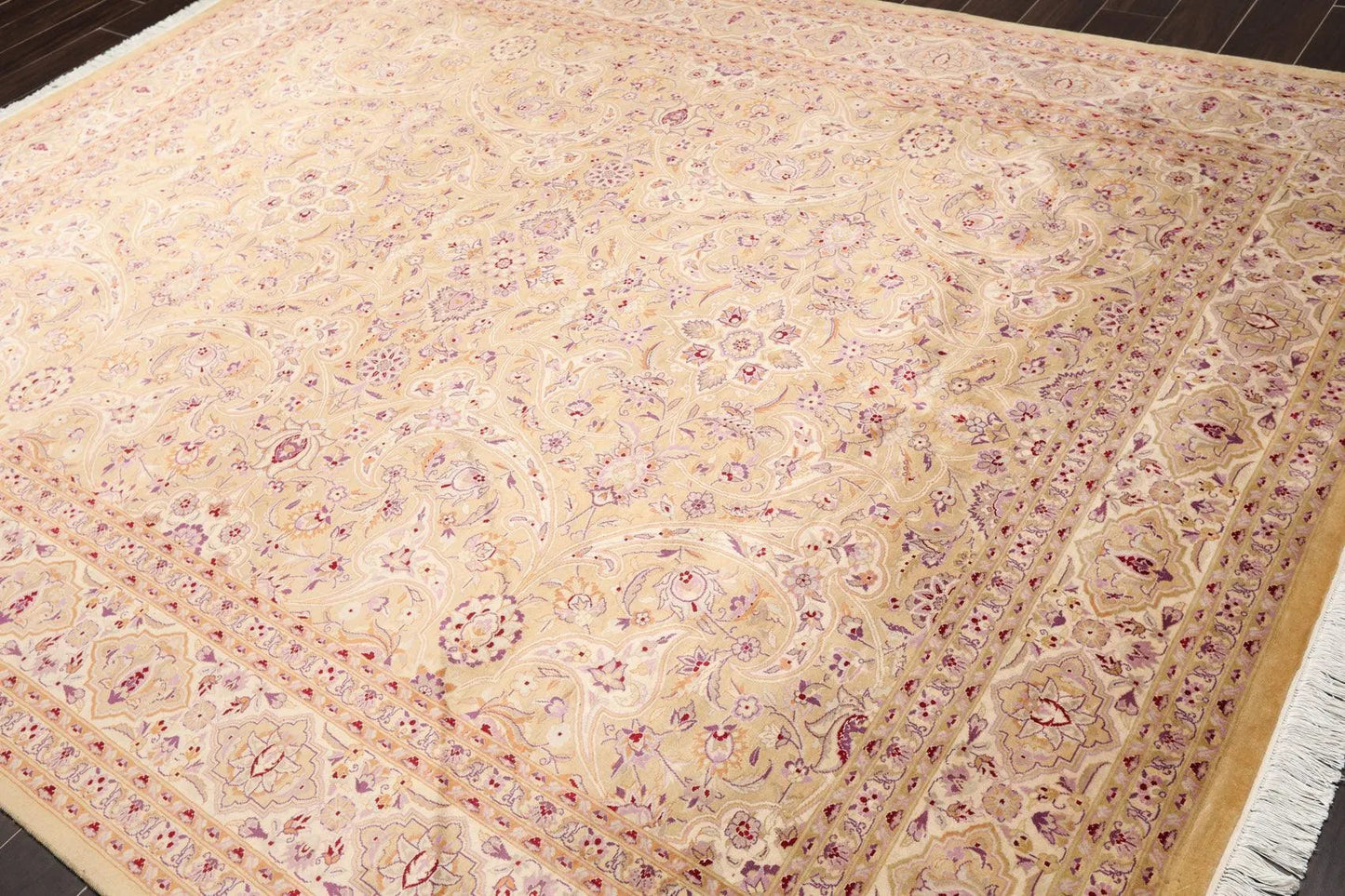 8'1' 'x 10'3'' Hand Knotted Wool PakPersian 16/18 300 KPSI Oriental Area Rug Tan
