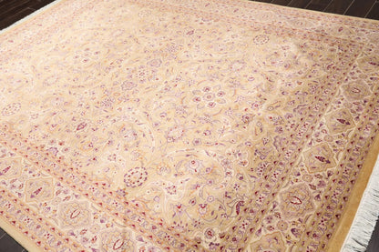 8'1' 'x 10'3'' Hand Knotted Wool PakPersian 16/18 300 KPSI Oriental Area Rug Tan