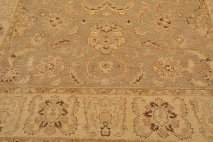 9' x 11'1'' Hand Knotted 100% Wool Peshawar Traditional Oriental Area Rug Gray