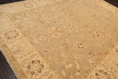 9' x 11'1'' Hand Knotted 100% Wool Peshawar Traditional Oriental Area Rug Gray