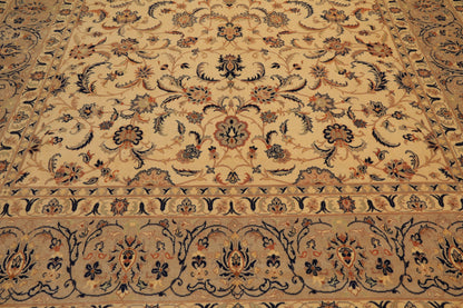 9'11" x 13'5" Hand Knotted Wool 250 KPSI Pak-Persian Area Rug Warm Beige