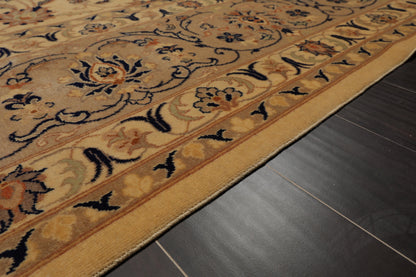 9'11" x 13'5" Hand Knotted Wool 250 KPSI Pak-Persian Area Rug Warm Beige