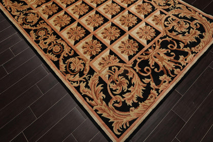 5'1" x 8'6" Hand Knotted Neo-Classic Tibetan Oriental Area Rug Traditional Beige