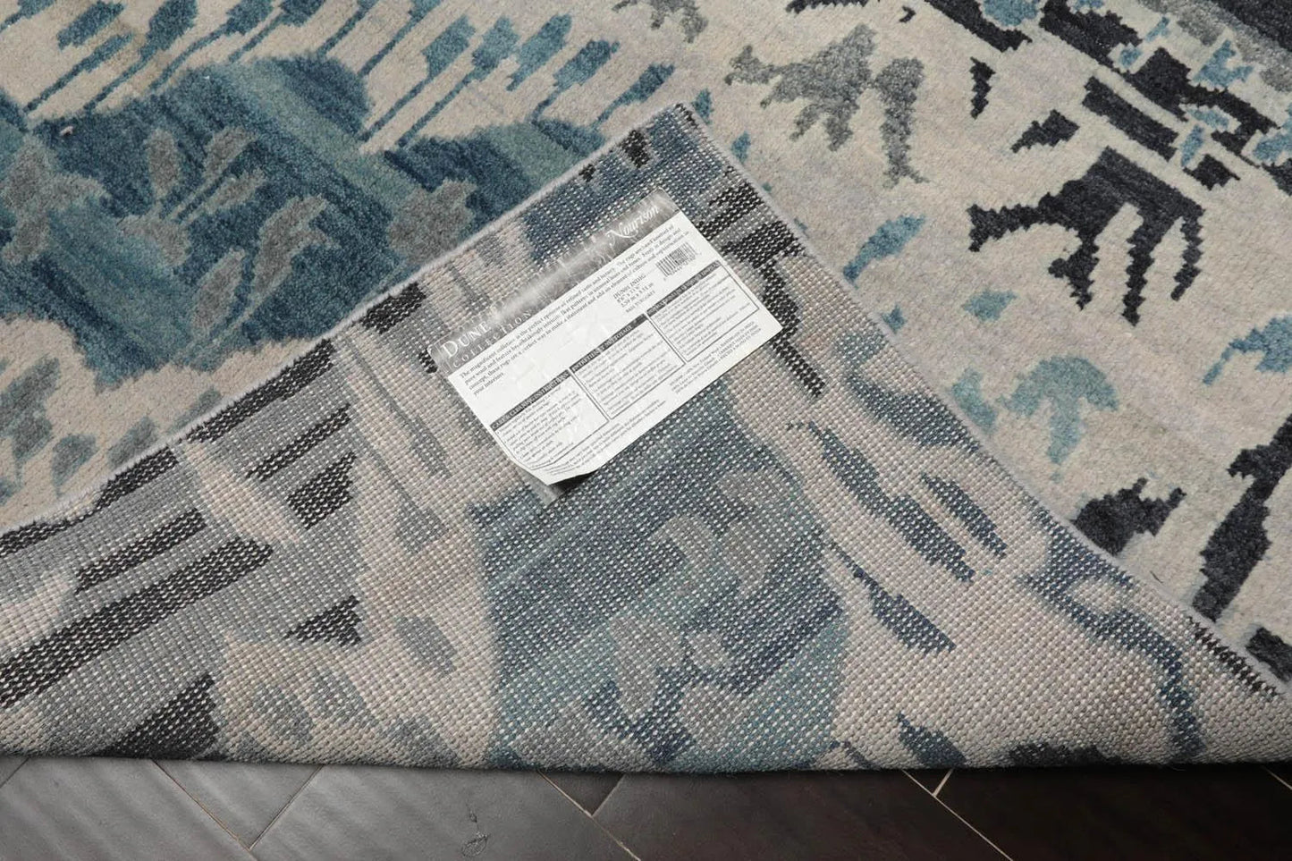 9x12 Hand Knotted Oushak 100% Wool Modern & Contemporary Oriental Area Rug Gray Beige, Charcoal Color