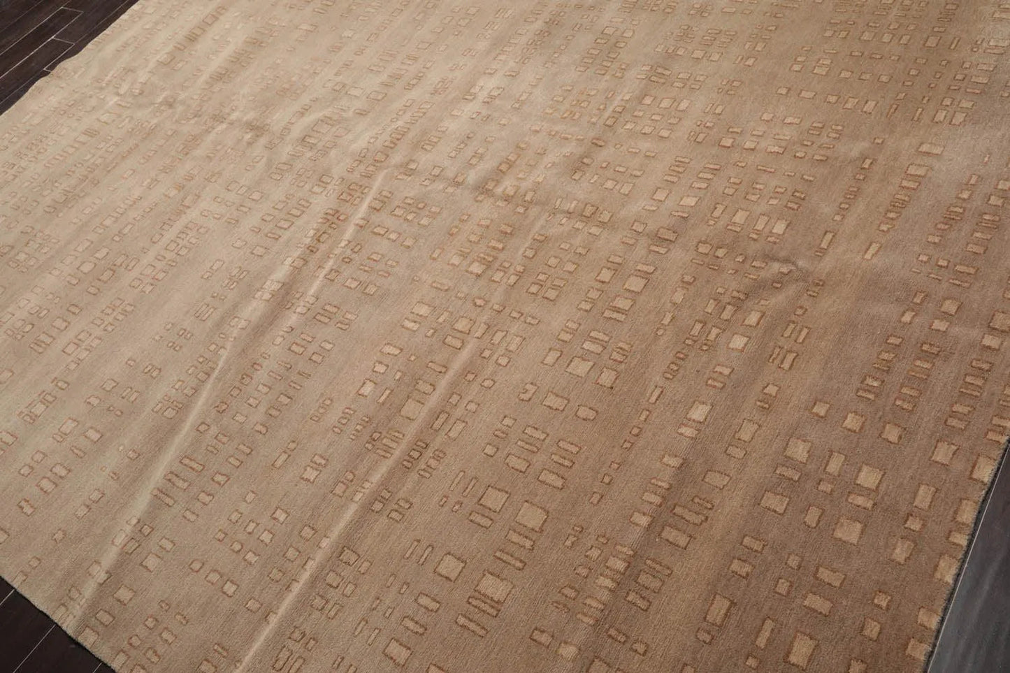 8' x 10' Hand Knotted Tibetan 100% Wool Designer Modern & Contemporary  Oriental Area Rug Tan,Brown Color