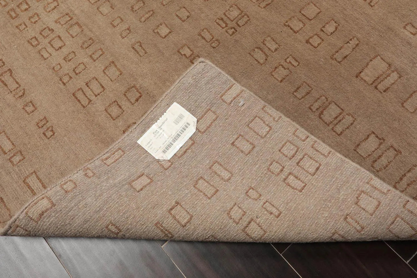 8' x 10' Hand Knotted Tibetan 100% Wool Designer Modern & Contemporary  Oriental Area Rug Tan,Brown Color