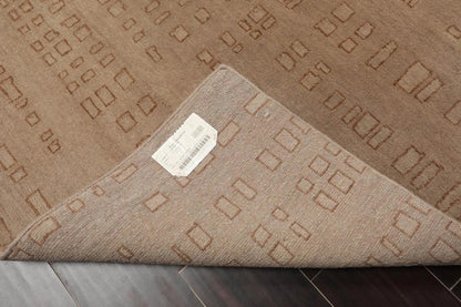 8' x 10' Hand Knotted Tibetan 100% Wool Designer Modern & Contemporary  Oriental Area Rug Tan,Brown Color
