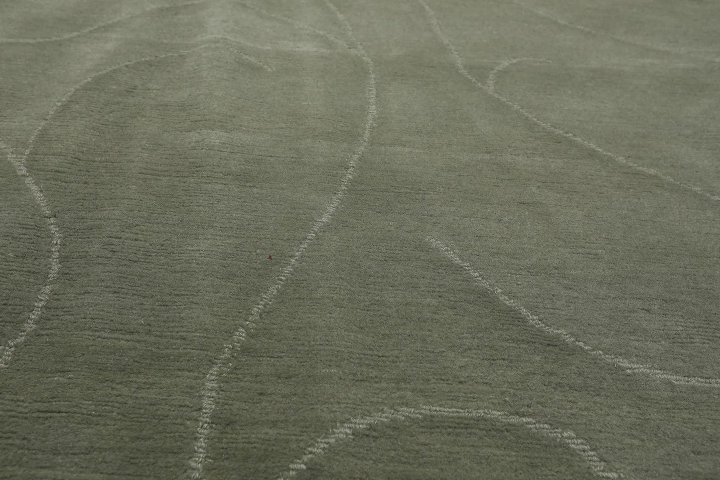 8' x 9'10'' Hand Knotted Tibetan 100% Wool Modern Oriental Area Rug Tone on Tone Mint