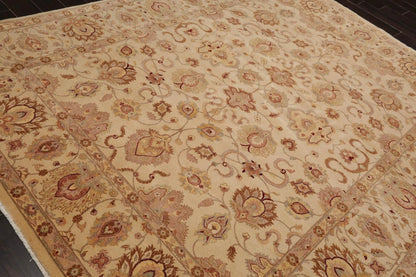 8' x 10' Hand Knotted Wool 16/18 Pak Persian 350 KPSI Oriental Area Rug Beige